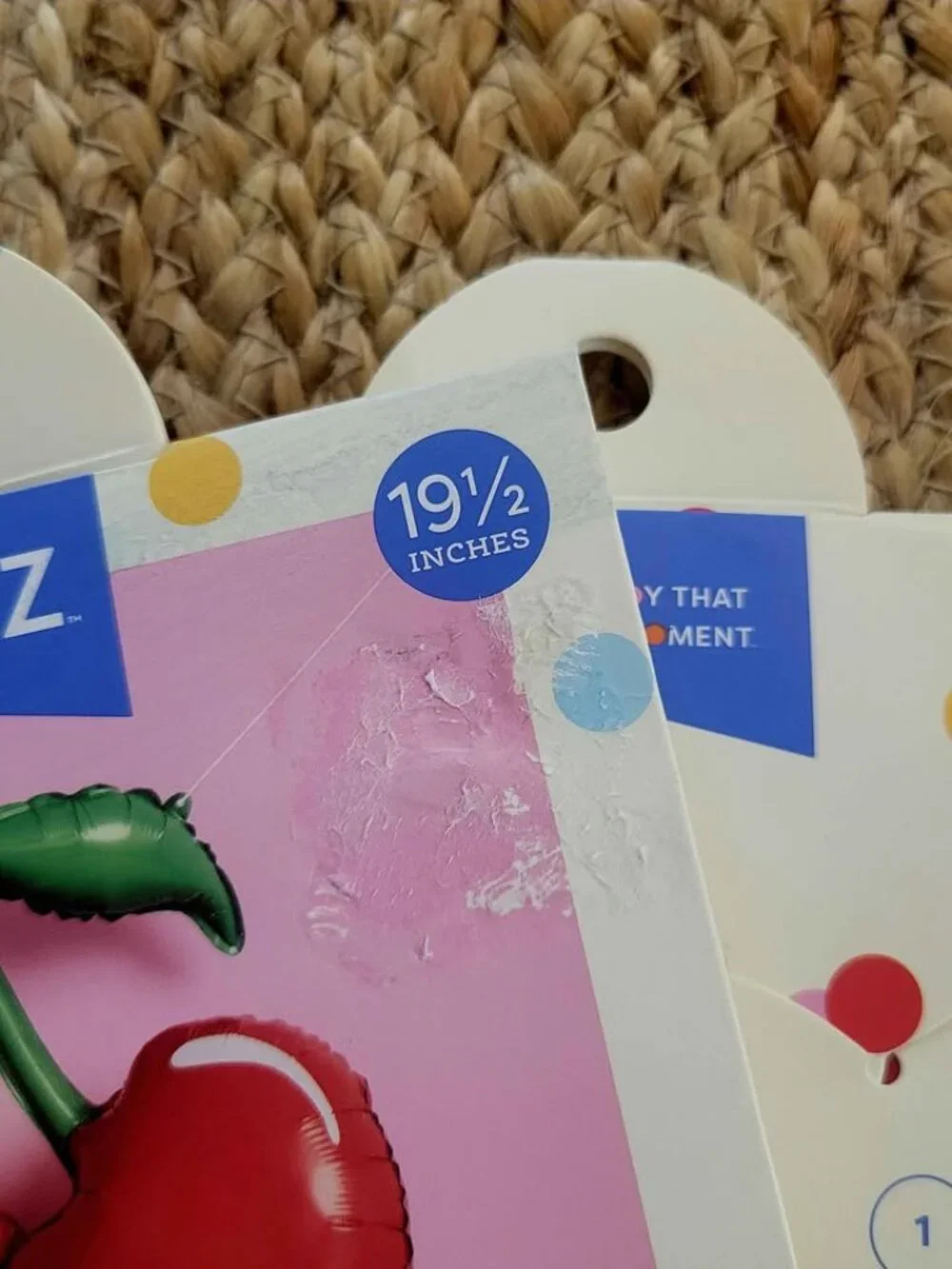 Cherry-Shaped Foil Balloon Set Designed For Air Inflation